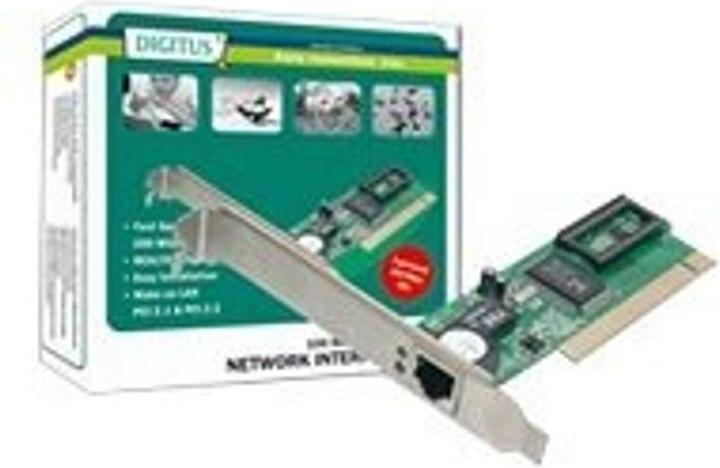 Actual product image Digitus Fast Ethernet PCI Card 10/100Mbit 1xRJ-45 Realtek 8139 (PCI)