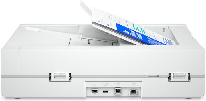 Immagine prodotto HP ScanJet Pro N4600 fnw1/scansione fino a 40ppm/100 pagine ADF con scansione automatica fronte/retro (USB, WiFi, LAN, Ethernet, RJ45)