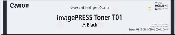 Produktbild Canon Toner schwarz T01 ImagePress C750 56'000 S. (BK)