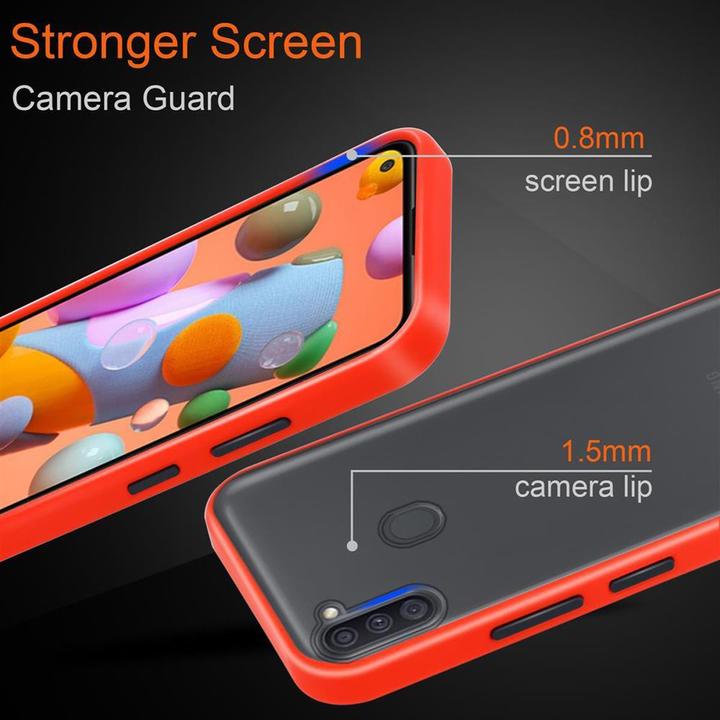 Actual product image Cadorabo Hybrid Matt Cover (Samsung Galaxy M11, Samsung Galaxy A11)