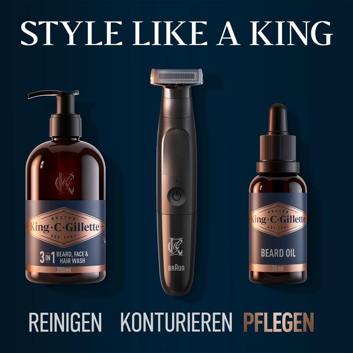 Actual product image King C. Gillette Beard Oil (30 ml)
