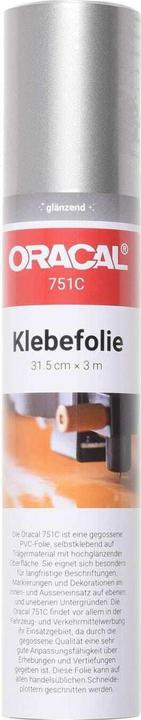 Produktbild Orafol Vinylfolie Oracal 751C Silbergrau (1 x)