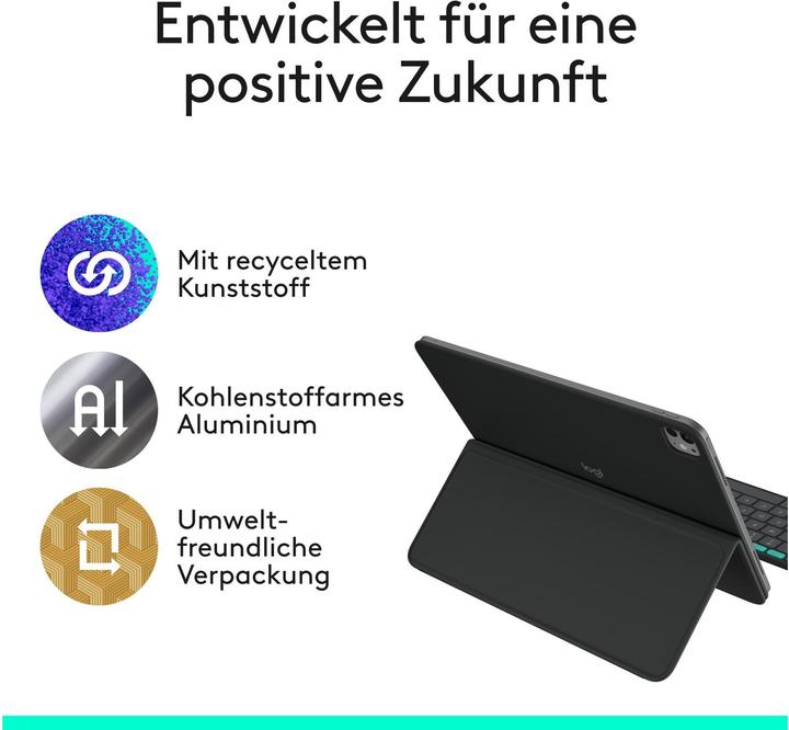Immagine prodotto Logitech Flip Folio (CH, iPad Pro 13 2024 (M4), iPad Air 13 2024 (M2), iPad Air 13 2025)