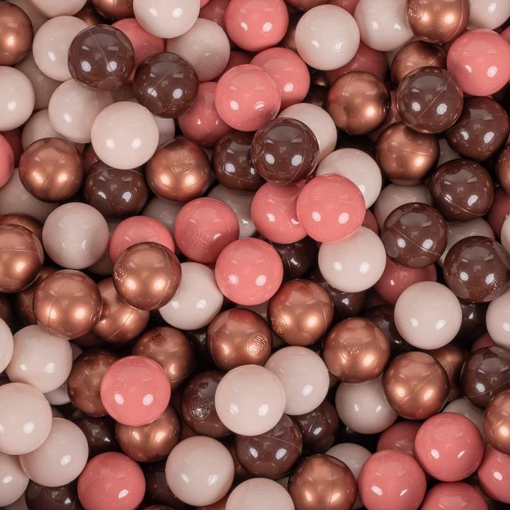 Produktbild Milkii Bällebad 90 x 30 cm mit 200 Bällen, Kupferrot