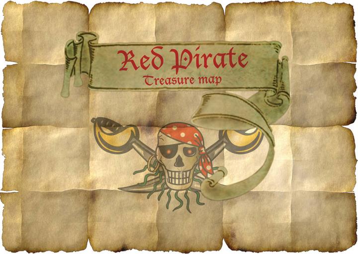 Immagine prodotto Folat Mappa del tesoro Pirata rosso