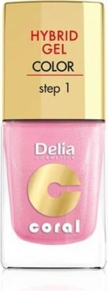 Delia Cosmetics Cosmetics Coral Hybrid Gel Nail Polish No. 31 Pearl Pink 11ml