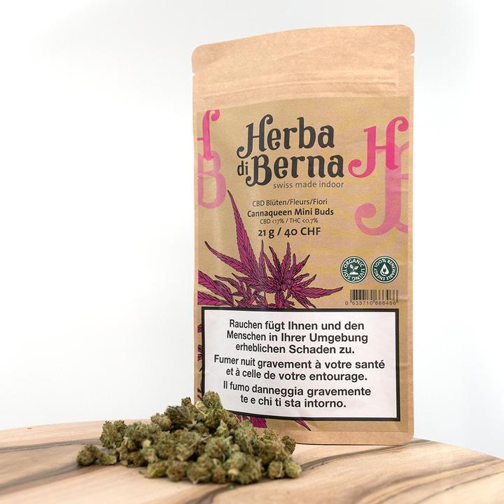 Actual product image Herba di Berna Cannaqueen Indoor Mini Buds (21 g, Indoor)