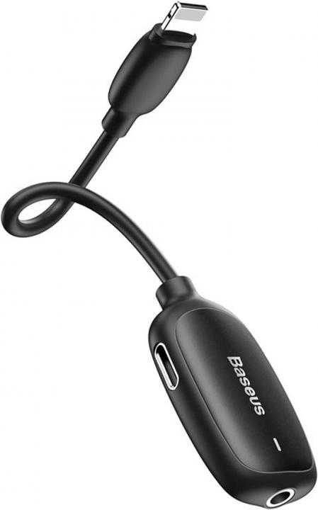 Produktbild Baseus 3-in-1 iPhone 3.5 mm Audio Lightning Adapter (3.5mm, Lightning)