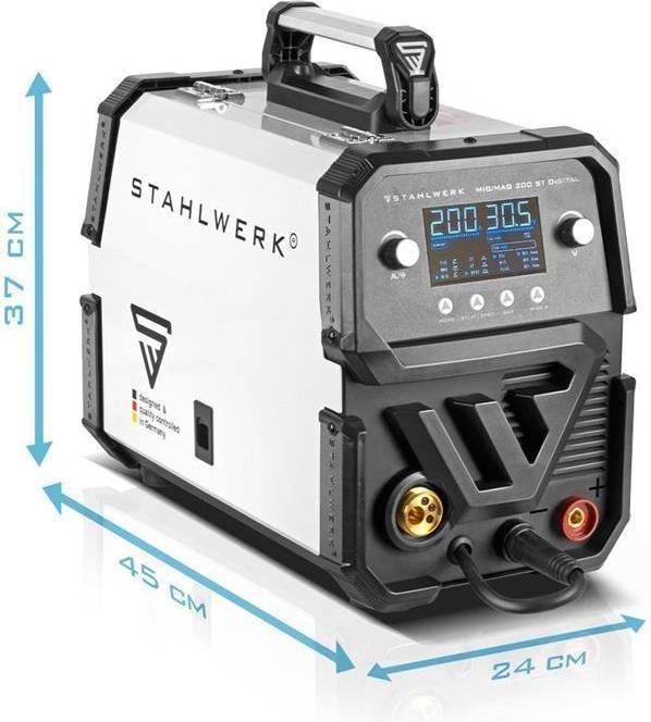 Produktbild Stahlwerk Schweissgerät MIG MAG 200 ST Digital IGBT Schutzgas mit 200 A