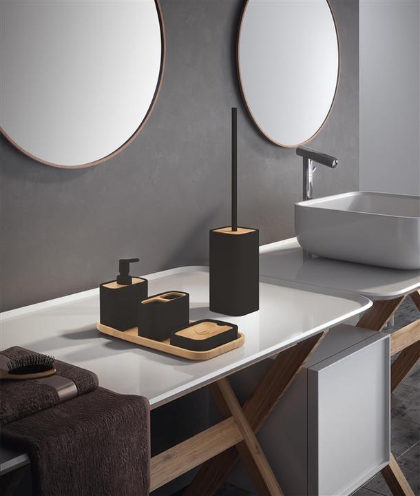 Image du produit Gedy Distributeur De Savon Ninfea Matt Black