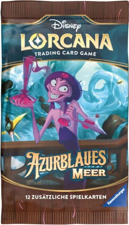 Immagine prodotto Disney Gioco di carte collezionabili Lorcana: Azure Sea - Espositore con 24 bustine di richiamo (tedesco) (Tedesco, Display del booster)