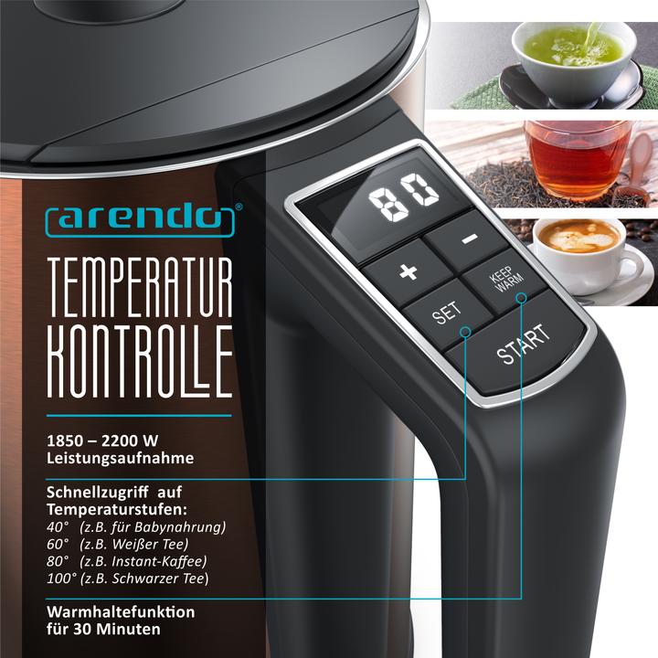 Image du produit Arendo Bouilloire électrique (1.50 l)