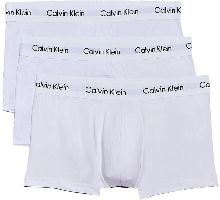 Calvin Klein Low Rise Trunk "Cotton Stretch" weiss