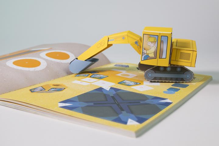 Produktbild Loewe Mein 3D-Bastelbuch - Falten, kleben, spielen - Baustelle (Deutsch, Norbert Pautner, 2024)
