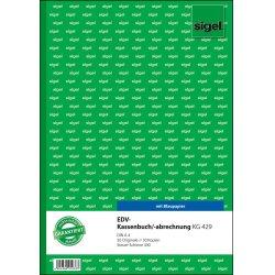 Produktbild Sigel Kassenbuch/EDV Formularbuch KG429 (A4, Liniert, Harter Einband)