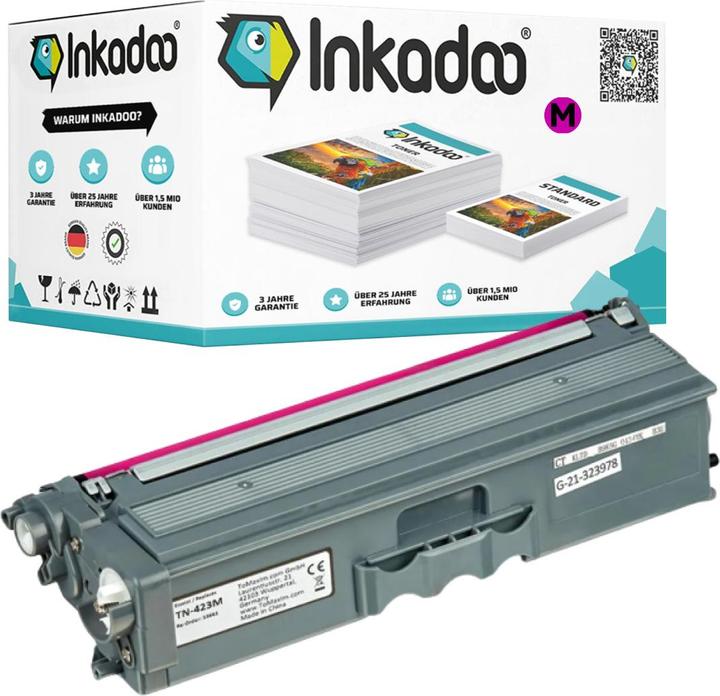 Actual product image Inkadoo Compatible toner for Kyocera - FS-C 2126 MFP (M)