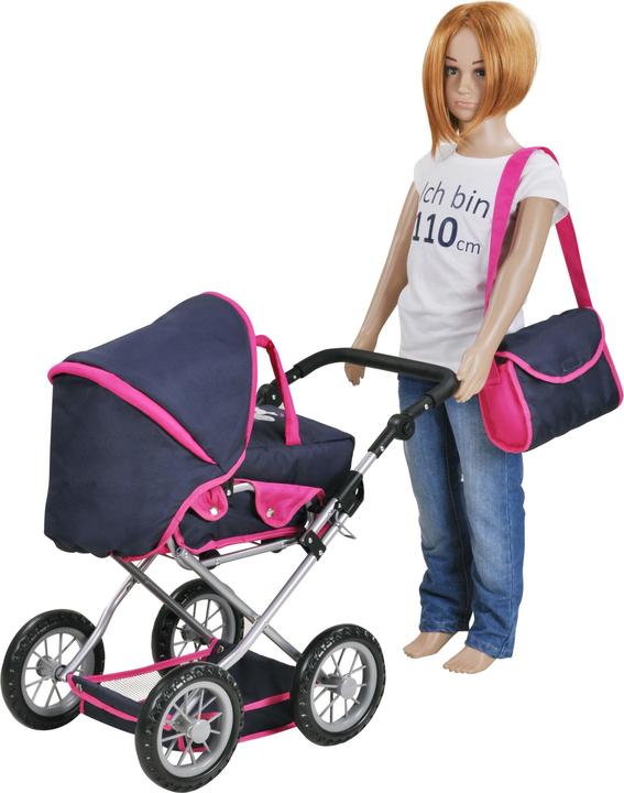 Image du produit Knorrtoys Puppenwagen Ruby - "UMA.Das Einhorn" blue