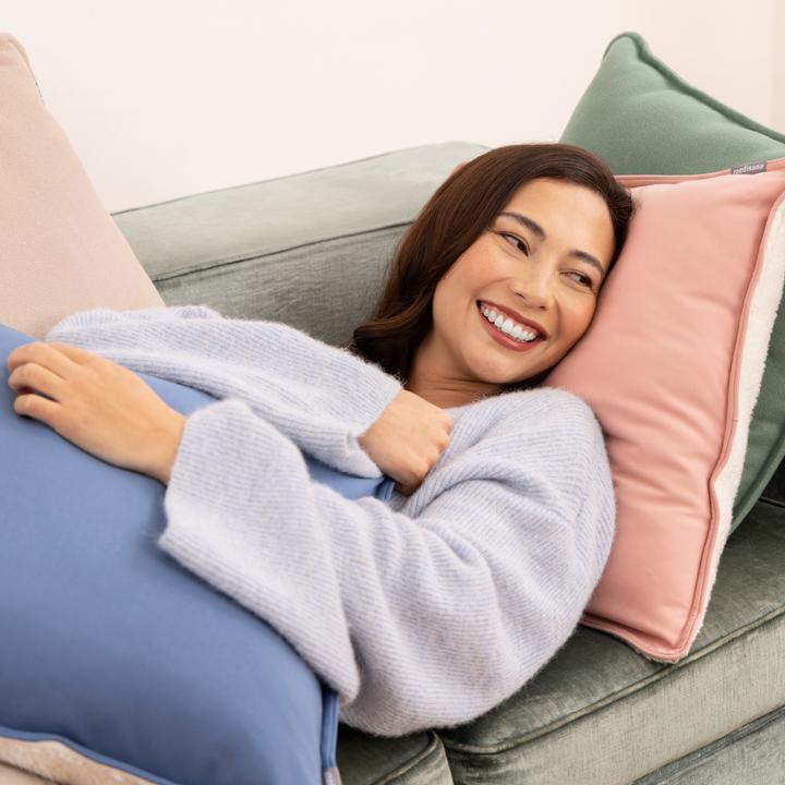 Actual product image Medisana HC 150 Interior Cushion Line blue (40 x 40 cm)