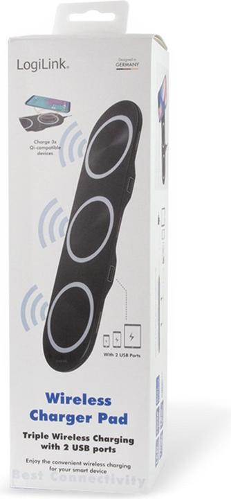 Produktbild LogiLink Kabelloses Tischladegerät (15 W)