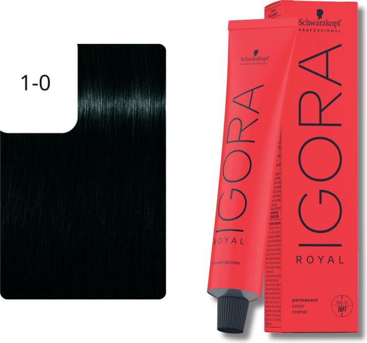 Produktbild Schwarzkopf Professional Igora Royal (1-0 Schwarz)