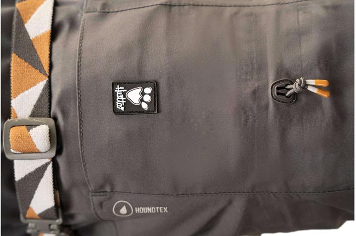 Actual product image Hurtta Mackintosh Mudventure Eco Dark grey, 55 cm (Dog raincoat)