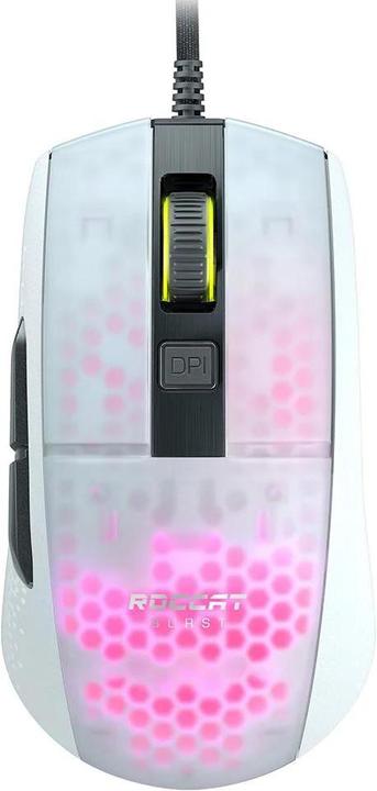 Roccat Burst Pro, commutateur optique en titane, 16000dpi, blanc (Filaire)