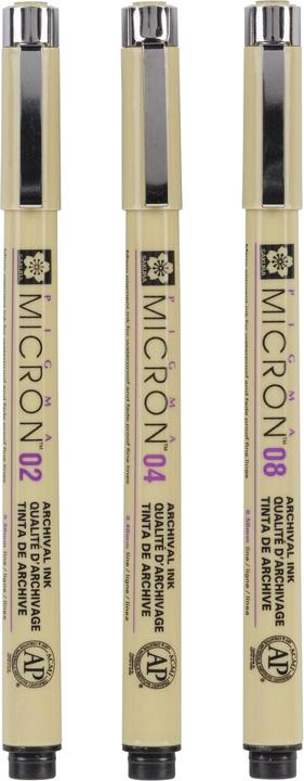 Image du produit Sakura Pigma Micron (Noir, 3 x)