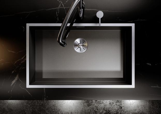 Produktbild Blanco Zerox 500-IF DarkSteel (Aufsatzspülbecken, 54 cm, 44 cm)