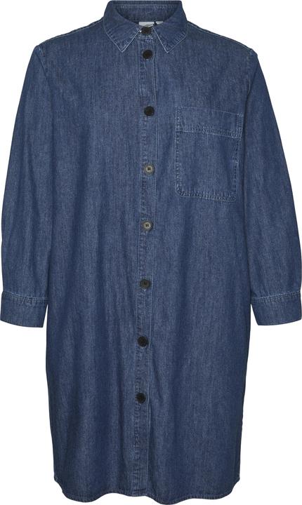 Vero Moda VMCELOISE Kurzes Kleid Jeanskleid (46)