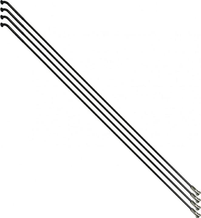 P2R 4 speichen aus edelstahl mit abgewinkeltem kopf und nippeln sapim 285 mm