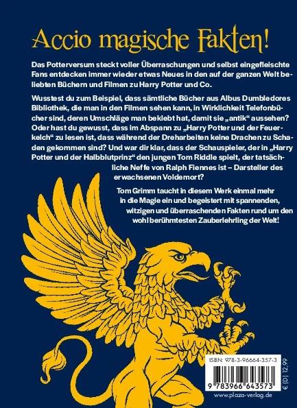 Produktbild Insiderwissen für Harry Potter Fans (Deutsch, Tom Grimm, 2022)