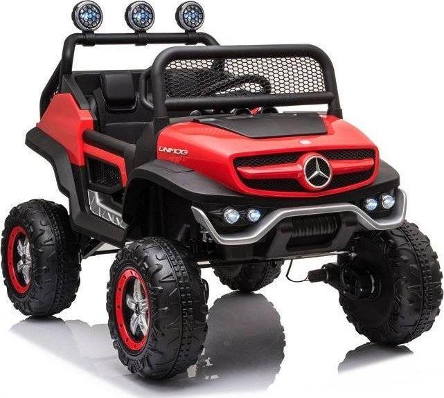 Productafbeelding Lean Toys Elektrische SUV voor kinderen Mercedes Unimog S, rood