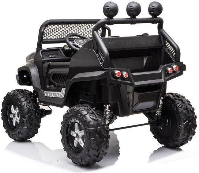 Image du produit Lean Toys SUV électrique pour enfants Mercedes Unimog S, noir laqué