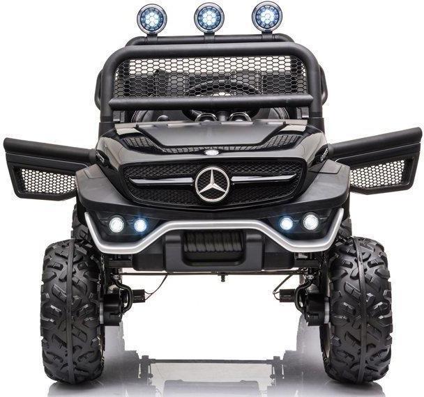 Image du produit Lean Toys SUV électrique pour enfants Mercedes Unimog S, noir laqué