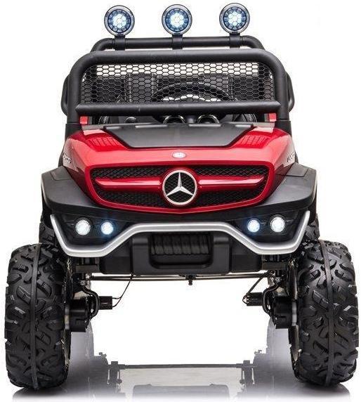 Produktbild Lean Toys Children's electric SUV Mercedes Unimog S, red lacquered (12 V)