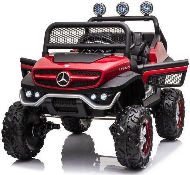 Produktbild Lean Toys Children's electric SUV Mercedes Unimog S, red lacquered (12 V)