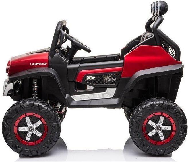 Produktbild Lean Toys Children's electric SUV Mercedes Unimog S, red lacquered (12 V)