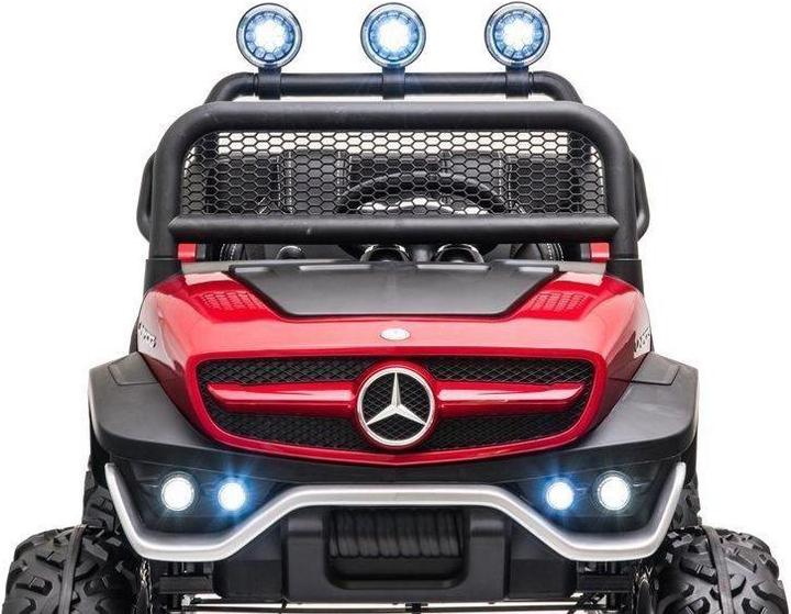 Produktbild Lean Toys Children's electric SUV Mercedes Unimog S, red lacquered (12 V)