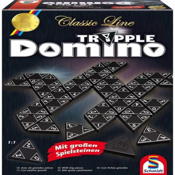 Actual product image Schmidt Spiele Classic Line: Tripple Domino (German)