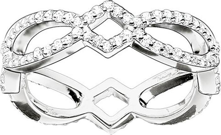 Thomas Sabo Eternityring Love Knot Zirkonia TR2085-051-14 (54, 925 Silber)