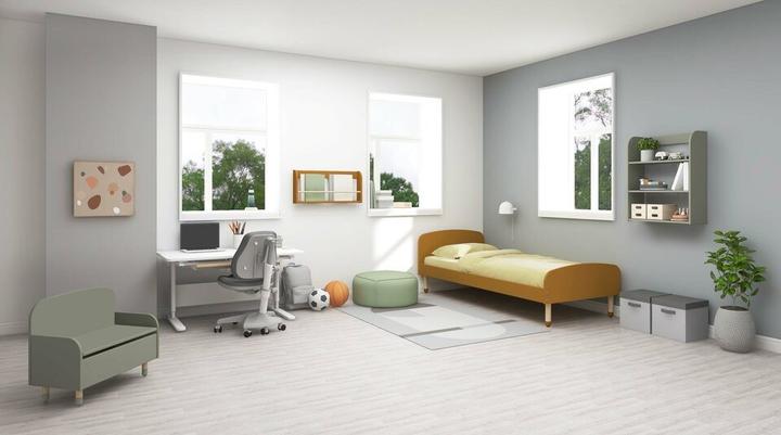 Produktbild Flexa Sitzbank mit Stauraum Dots Naturgrün (Kindersessel)