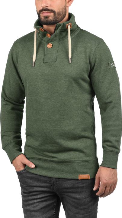 Immagine prodotto Solid TripTroyer Felpa Maglione Pullover Da Uomo Con Chiusura A bottone (M)
