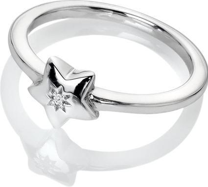 Produktbild Hot Diamonds Playful silver ring with diamond Most Loved DR242 - Circuit: 59 mm (59)