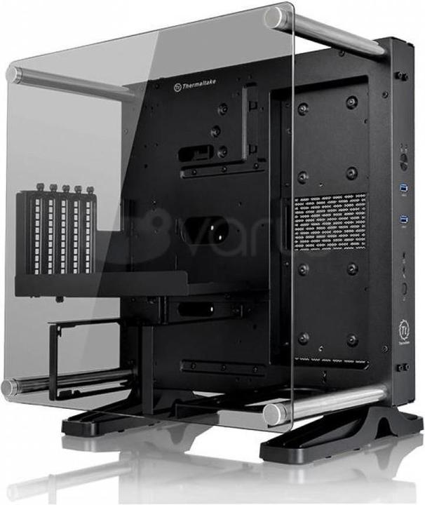 Actual product image Thermaltake Core P1 Tempered Glass mini ITX Panoramic Viewing Tt LCS Certified Wall Mount Gaming Computer Case C