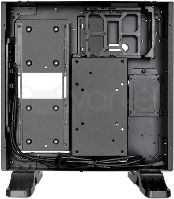Actual product image Thermaltake Core P1 Tempered Glass mini ITX Panoramic Viewing Tt LCS Certified Wall Mount Gaming Computer Case C