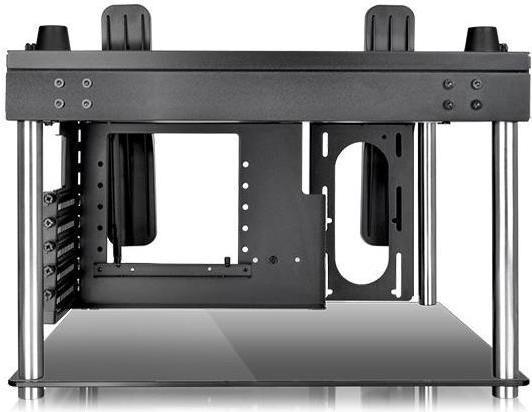 Actual product image Thermaltake Core P1 Tempered Glass mini ITX Panoramic Viewing Tt LCS Certified Wall Mount Gaming Computer Case C