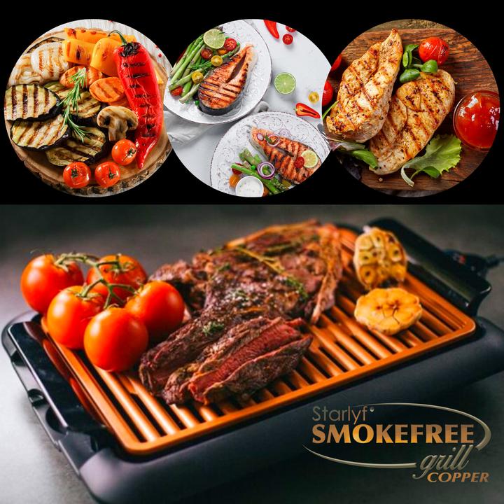 Actual product image Best direct Smokefree Copper Grill