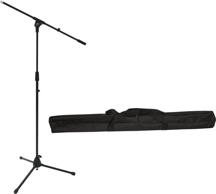 Omnitronic Set Mikrofonstativ MS-2 mit Galgen sw + Tasche