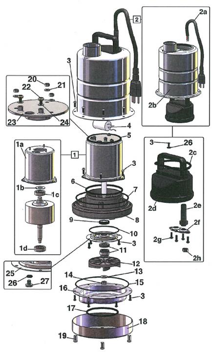 Produktbild Hydrostar Flachsauger für Klarwasser GT-Mini 160/7 (Klarwasserpumpe)
