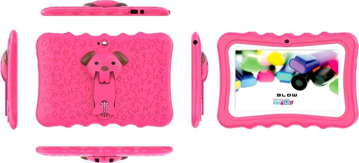 Immagine prodotto Blow Tablet KidsTAB7 V2 4/32GB różowe etui 2MP (7", 32 GB, Pink)